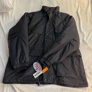 NWT GAME Sportswear LTD 3100 3-in-1 Winter jacket with Hood in Collar Black XL